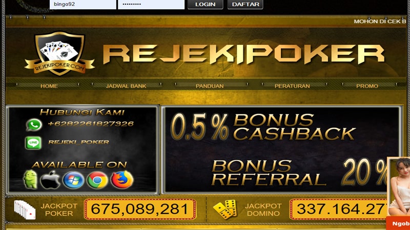 Rejekipoker Situs Judi Poker Pulsa Pkv Games Deposit Murah